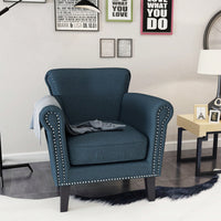 Elegant Modern Club Chair For Stylish Living Room Seating