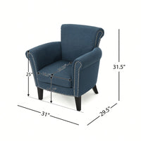 Elegant Modern Club Chair For Stylish Living Room Seating