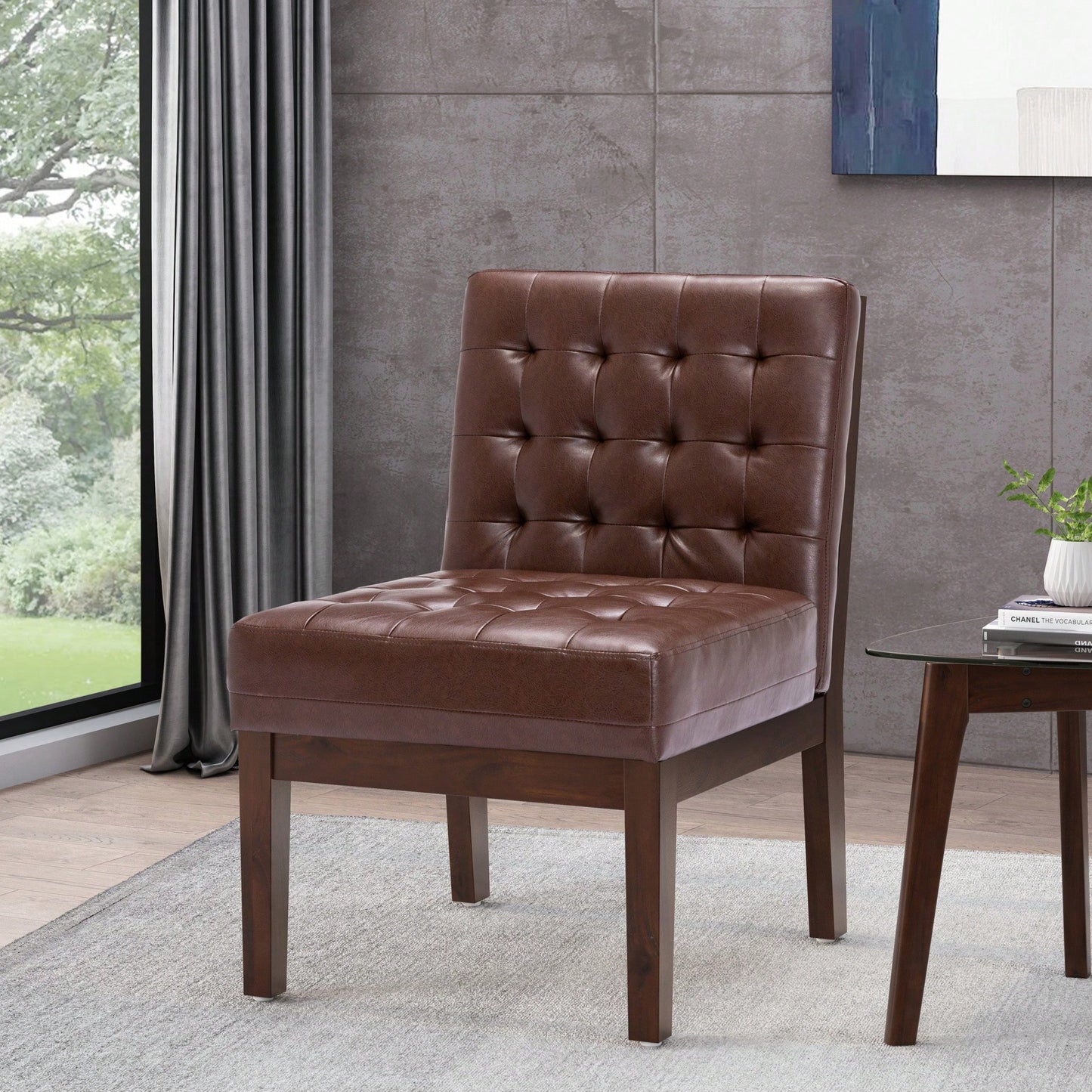 Elegant Modern Accent Chair For Living Room Or Bedroom Comfort And Style