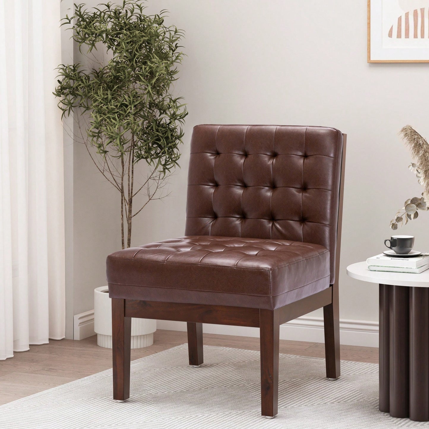 Elegant Modern Accent Chair For Living Room Or Bedroom Comfort And Style