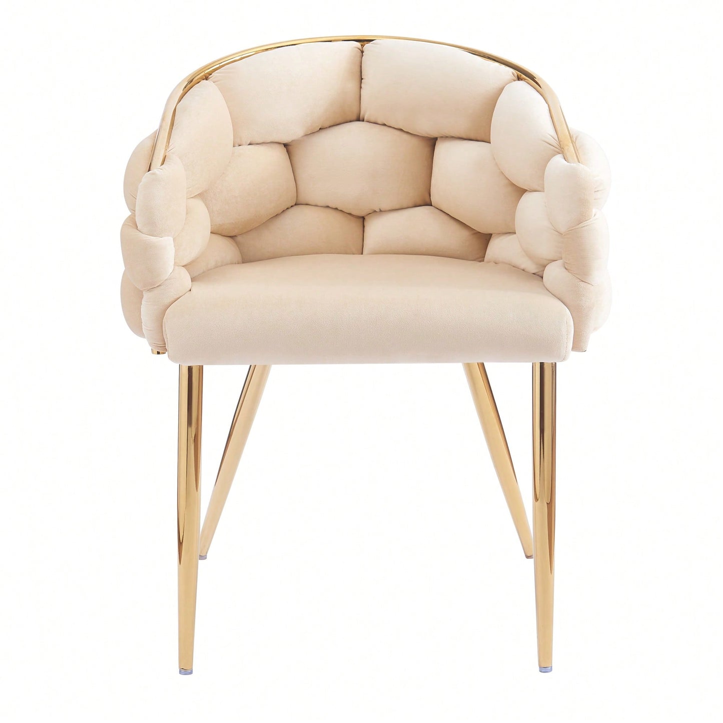 Luxury Velvet Accent Chairs With Gold Legs For Living Room And Bedroom Decor