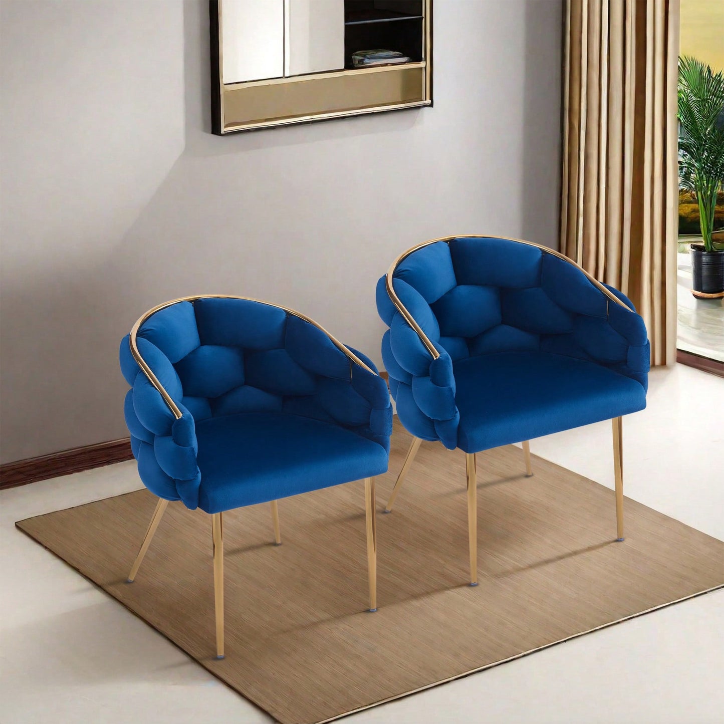 Luxury Velvet Accent Chairs With Gold Legs For Living Room And Bedroom Decor