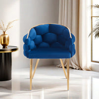 Luxury Velvet Accent Chairs With Gold Legs For Living Room And Bedroom Decor