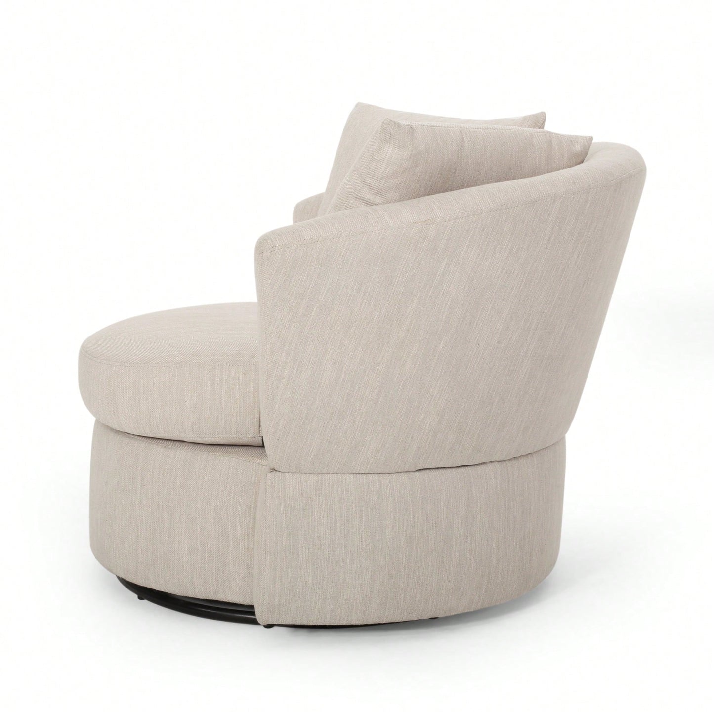 Luxurious Modern Swivel Club Chair For Stylish Living Room Seating