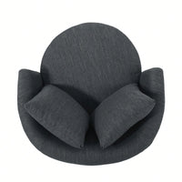 Luxurious Modern Swivel Club Chair For Stylish Living Room Seating