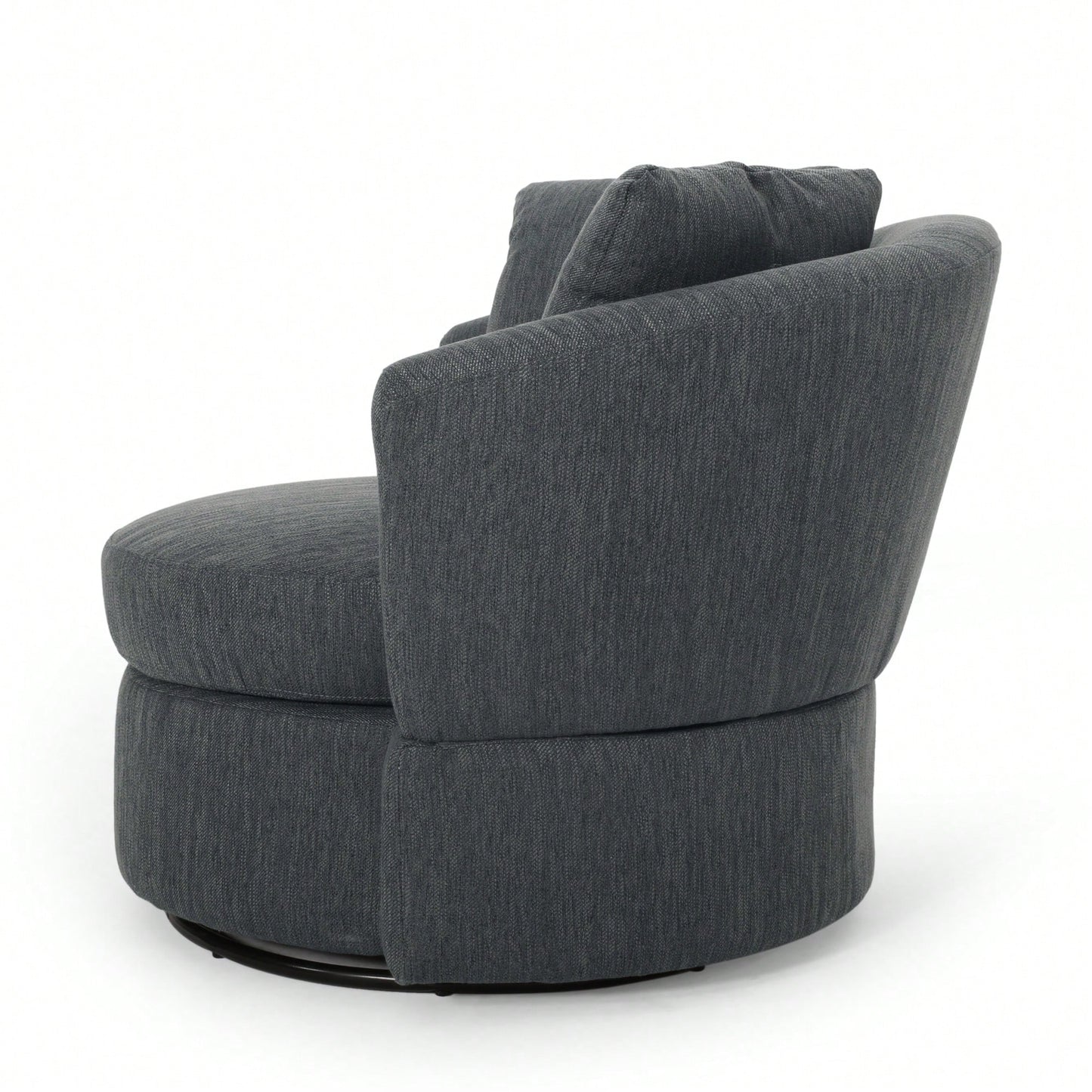 Luxurious Modern Swivel Club Chair For Stylish Living Room Seating