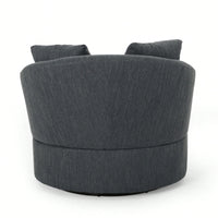 Luxurious Modern Swivel Club Chair For Stylish Living Room Seating