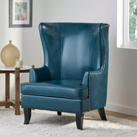 Elegant High-Back Wing Chair For Timeless Home Decor And Comfort