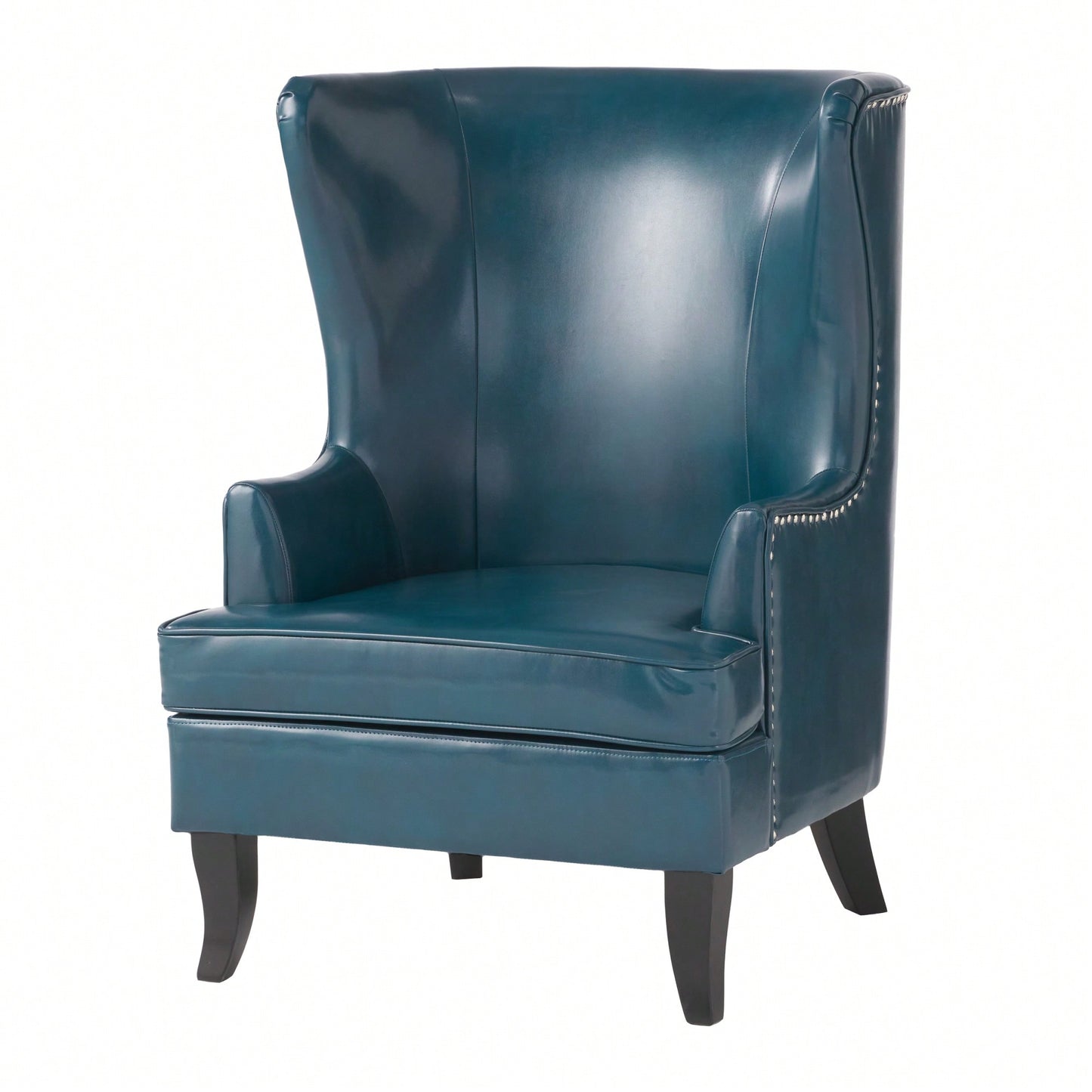 Elegant High-Back Wing Chair For Timeless Home Decor And Comfort