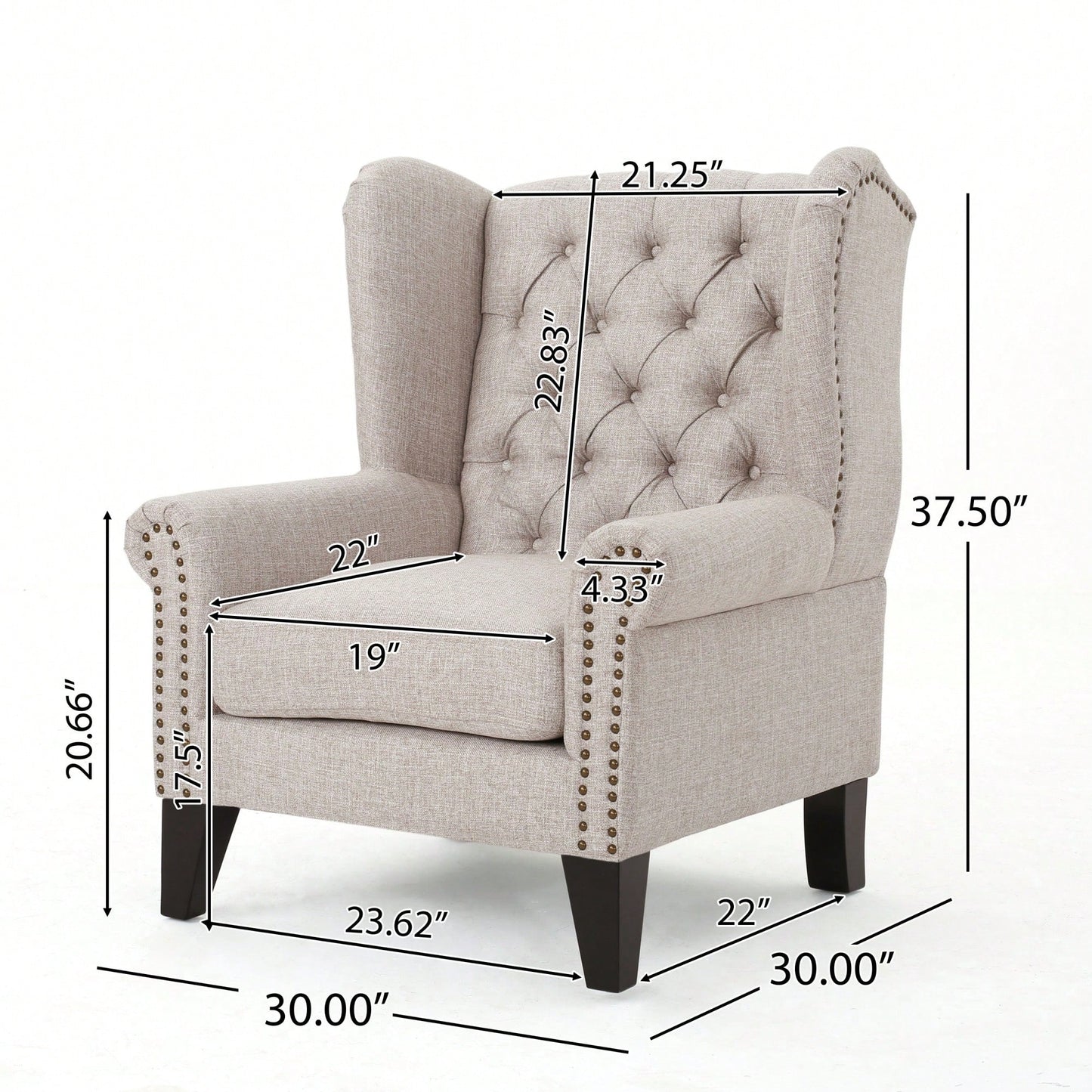 Elegant Modern Accent Chair For Living Room Or Bedroom Comfort And Style