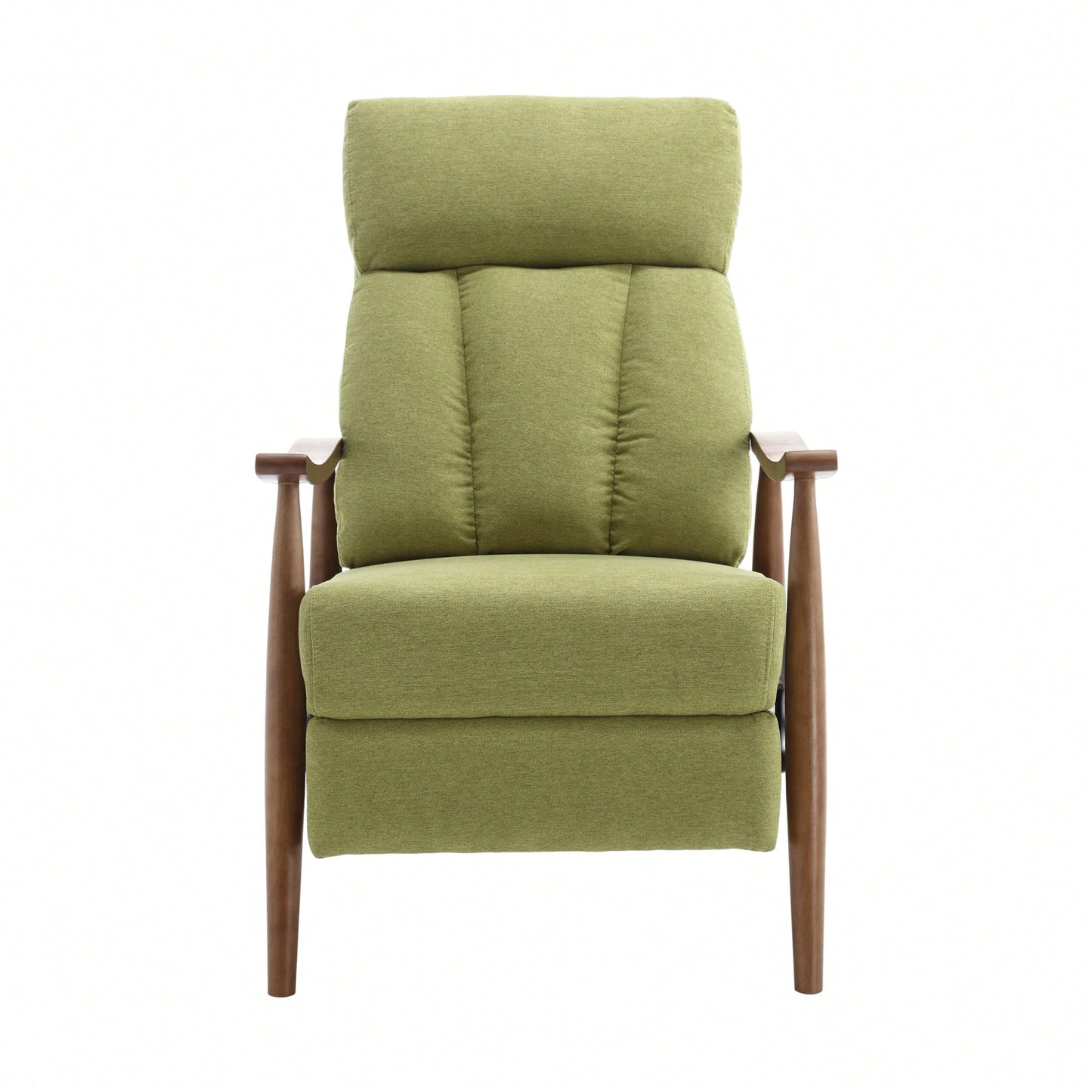 Modern Wood Frame Accent Lounge Chair For Living Room Comfort