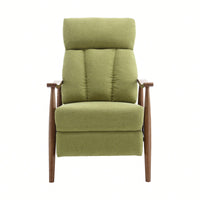 Modern Wood Frame Accent Lounge Chair For Living Room Comfort