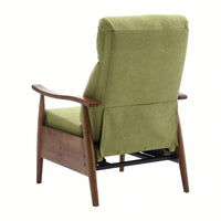 Modern Wood Frame Accent Lounge Chair For Living Room Comfort