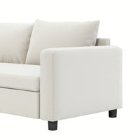 Modular Sectional Sofa Armrests Set In Chenille, Left And Right Options, Minimalist Design, Available In Two Colors