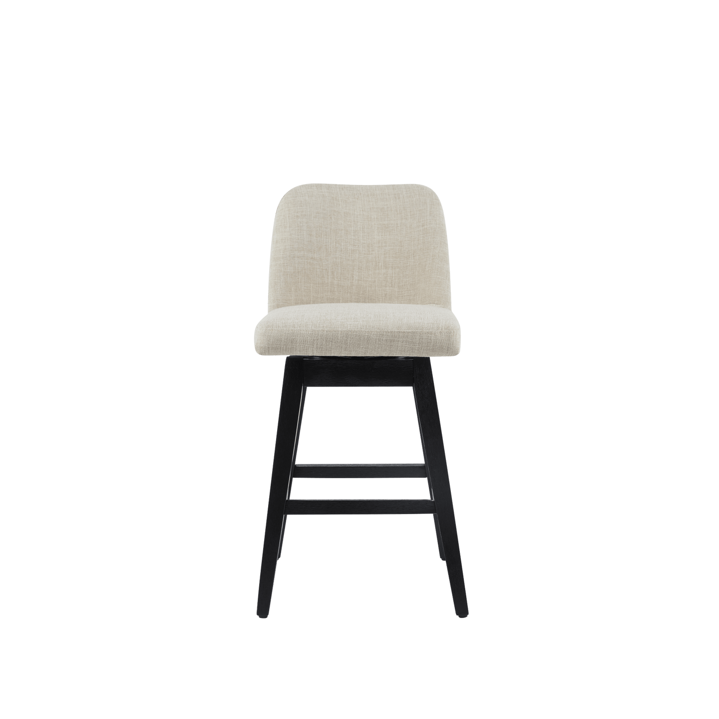 Set Of 2 Adjustable 360 Swivel Counter Stool With Comfortable Cushion And Modern Design For Kitchen Or Bar Use