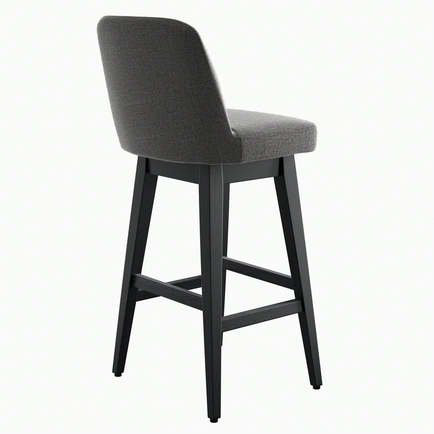 Set Of 2 Adjustable 360 Swivel Counter Stool With Comfortable Cushion And Modern Design For Kitchen Or Bar Use