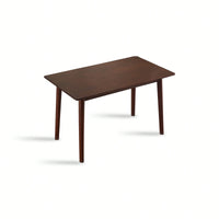 47 Inch Walnut Solid Wood Dining Table For Small Spaces Modern Kitchen Furniture