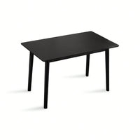47 Inch Walnut Solid Wood Dining Table For Small Spaces Modern Kitchen Furniture