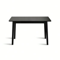 47 Inch Walnut Solid Wood Dining Table For Small Spaces Modern Kitchen Furniture