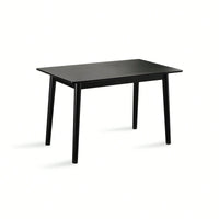 47 Inch Walnut Solid Wood Dining Table For Small Spaces Modern Kitchen Furniture