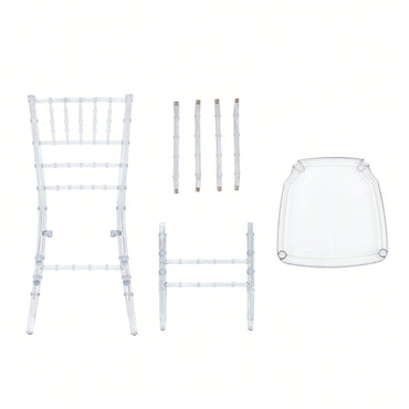Elegant Transparent Bamboo Chair For Weddings And Parties