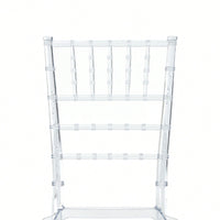 Elegant Transparent Bamboo Chair For Weddings And Parties