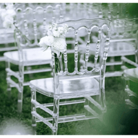 Elegant Transparent Bamboo Chair For Weddings And Parties