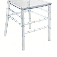 Elegant Transparent Bamboo Chair For Weddings And Parties