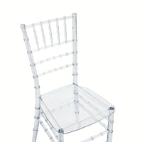 Elegant Transparent Bamboo Chair For Weddings And Parties