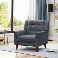 Cozy Modern Upholstered Armchair For Living Room Or Bedroom Decor