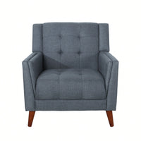 Cozy Modern Upholstered Armchair For Living Room Or Bedroom Decor