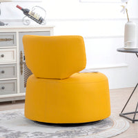 29.13 Inch Wide Modern Swivel Chair For Living Room And Office Comfort