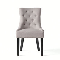 Set Of 2 Stylish Modern Dining Chair With Comfortable Upholstery And Sleek Design