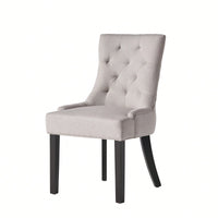 Set Of 2 Stylish Modern Dining Chair With Comfortable Upholstery And Sleek Design