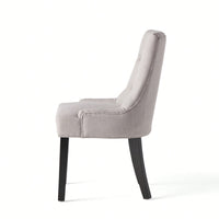 Set Of 2 Stylish Modern Dining Chair With Comfortable Upholstery And Sleek Design