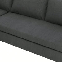 Chenille Loveseat Module For Modular Sectional Sofa In Minimalist Style Available In Two Colors