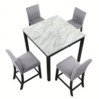 Stylish Grey Dining Chair Set Of Four For Modern Interiors