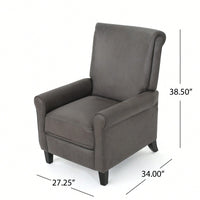 Comfortable Manual Recliner Chair For Relaxation And Support In Living Room Or Home Theater