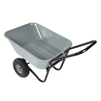 Heavy-Duty Two-Wheeled Garden Cart With 10-Inch Pneumatic Wheels For Easy Transport