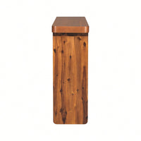 Elegant Acacia Veneer Entryway Table For Hallway Foyer Living Room And Corridor