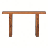 Elegant Acacia Veneer Entryway Table For Hallway Foyer Living Room And Corridor