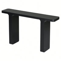 Elegant Acacia Veneer Entryway Table For Hallway Foyer Living Room And Corridor