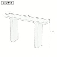 Elegant Acacia Veneer Entryway Table For Hallway Foyer Living Room And Corridor