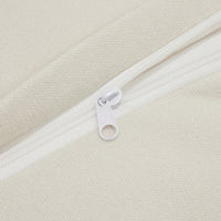 Plush Ottoman For Cozy Living Spaces Cream