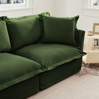 Plush Ottoman For Cozy Living Spaces Cream