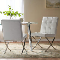 Elegant Set Of 2 Contemporary Dining Chairs For Modern Home Decor