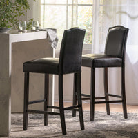 Stylish And Comfortable High-Back Barstool For Modern Home Decor