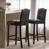 Stylish And Comfortable High-Back Barstool For Modern Home Decor