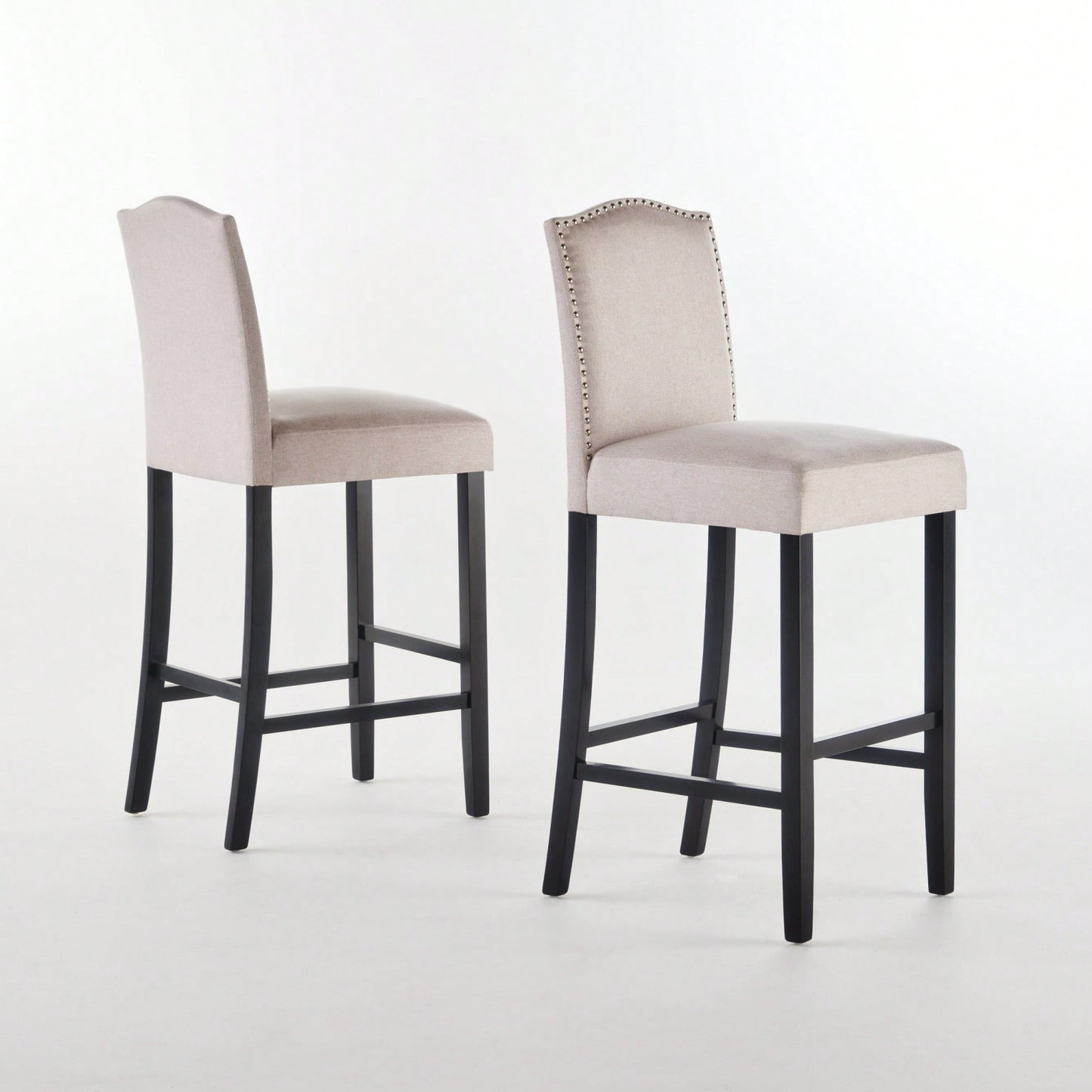 Stylish And Comfortable High-Back Barstool For Modern Home Decor