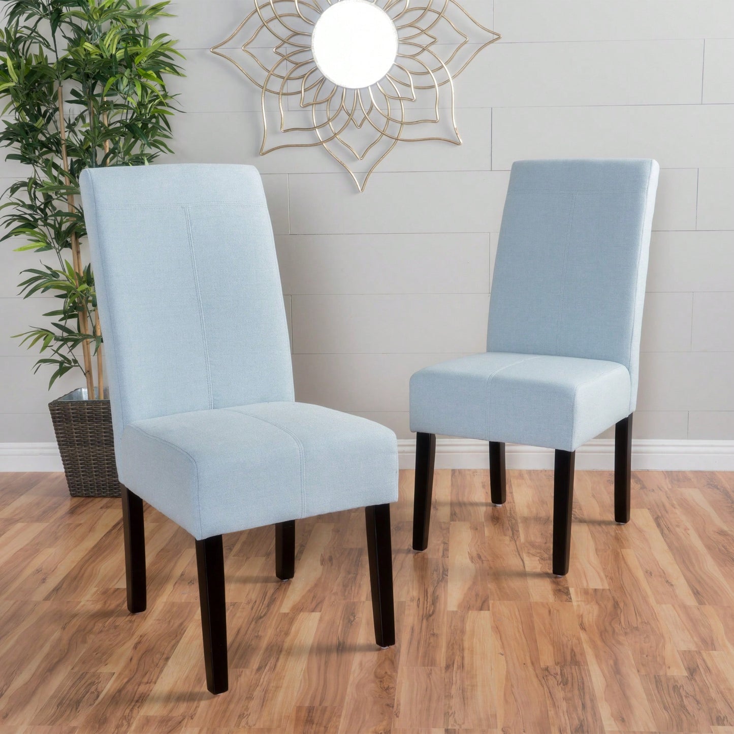 Set Of 2 Modern KD Dining Chairs For Stylish Home Decor